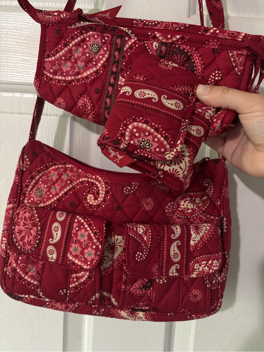 Vera Bradley “Mesa Red” Purse Set